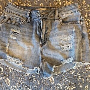 SO High Rise Denim Shortie